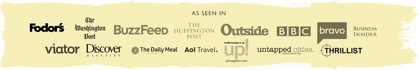travel blog featured logos